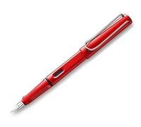 LAMY Safari Red Fountain Pen with Broad Nib