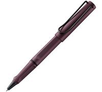 Lamy safari scarlet - Rollerball Pen with ergonomic grip & line width M - for pleasant long writing - made of robust ASA plastic - including rollerball refill M 63 in black