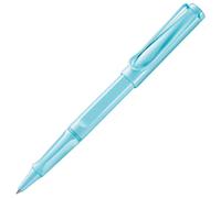 Lamy Safari Aquasky Rollerball Pen - Timeless Classic Pen with Ergonomic Grip & M Line Width - Robust ASA Plastic Housing - with M 63 Rollerball Refill in Blue
