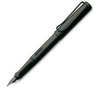 Lamy Safari Umbra Fountain Pen, Matte Black, EF Nib