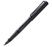 LAMY safari umbra - Fountain Pen with ergonomic grip & black steel nib in size M - ideal for any Writing & Calligraphy - including LAMY T 10 blue cartridge - Right-Handed