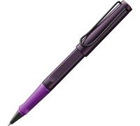 Lamy safari violet blackberry - Rollerball Pen with ergonomic grip & line width M - for pleasant long writing - made of robust ASA plastic - including rollerball refill M 63 in black