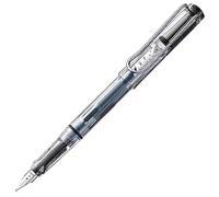 LAMY safari vista - Fountain Pen with ergonomic grip & polished steel nib in size F - ideal for any Writing & Calligraphy - including LAMY T 10 blue cartridge - Right-Handed