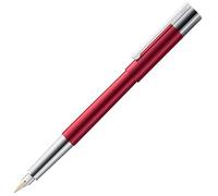 Lamy scala pianored - puristic Fountain Pen in robust all-metal body & lacquer finish - 14 ct. bi-color gold nib in line width F - incl T 10 blue cartridge - Right-Handed