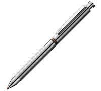 Lamy ST TRI PEN 745 Multi-System Ballpoint Pen Stainless Steel with Ballpoint Pen Refill M 21 Black + Red and Mechanical Pencil Refill M 41 (0.5) HB