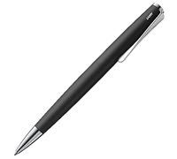 Lamy studio black - ballpoint pen in elegant stainless steel casing - with propeller-shaped clip - incl. giant refill M 16 in line width M in black