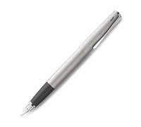 LAMY Studio Fountain Pen Brushed Steel Extra Fine Nib Including Lamy Pen Gift Box