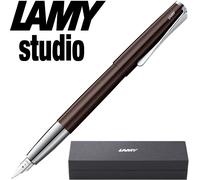 LAMY studio Fountain Pen Dark Brown - Extra Fine Nib - In a LAMY Gift Box