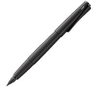 Lamy studio lx-all-black fountain pen - universal fountain pen in elegant all-metal housing - with propeller-shaped clip and steel nib in line width M - includes ink cartridge T 10 blue