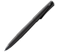 Lamy studio lx-all-black - rollerball pen in elegant metal barrel - with propeller-shaped clip & in line width M M 63 rollerball refill in black