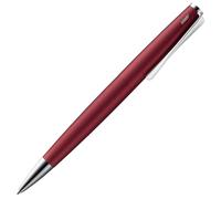 Lamy studio royalred - ballpoint pen in elegant stainless steel casing - with propeller-shaped clip - incl. giant refill M 16 in line width M in black