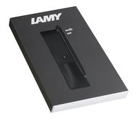 Lamy swift matt black rollerball pen gift set - rollerball pen with fluid writing - metal body & line width B - incl M 66 rollerball refill in blue & leather case