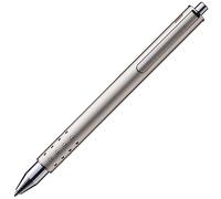 Lamy swift Palladium - modest rollerball pen with a smooth writing experience - robust metal casing & line width B M 66 rollerball refill in blue