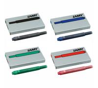 LAMY T10 Fountain Pen Ink Cartridges - Mix Pack of 4 Assorted (20 Cartridges)
