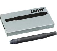 LAMY T10 Ink cartridges with Large Ink Capacity - Suitable for All Lamy Fountain Pen Models - Contents 1.25 ml per Cartridge - 5 Pieces per Pack - Ink Color Black