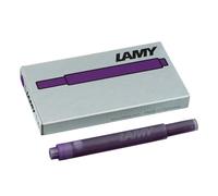 Lamy T10 Purple / Violet Fountain Pen Ink Cartridges Refills Spare Replacement For All Lamy Fountian Pens (Pack Of 1 - 5 Ink Cartridges)