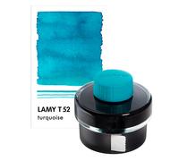 LAMY T52 Ink 50ml Refill Turquoise - Contains Blotting Paper Roll