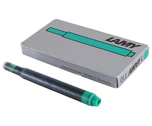 Lamy Unisex T 10 Giant Foundation Pen Ink Cartridge 5 Pack - Green