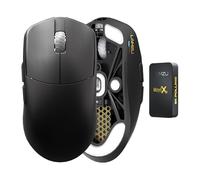 Lamzu MAYA X Wireless Gaming Mouse, Ultralight 47g Optical Switch Max 30000DPI Balanced MCU Nordic 52840 Dustproof Encoder, PAW3950 Sensor (Bigger Maya)