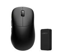 Lamzu Thorn 4K Wireless Gaming Mouse, Ultra-Lightweight 52g, 26000DPI, Ergonomic, Optical Switch, Silver TTC Encoder, PAW3395 Sensor, MCU Nordic 52840-Black,4K Dongle Included