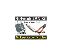 LAN Cable Tool Kit Crimper + Punch Down + Tester for RJ45/Ethernet