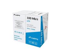 LAN CABLE UTP 100MB/S 305M WIRE CA RED LCU5-10CC-0305-R