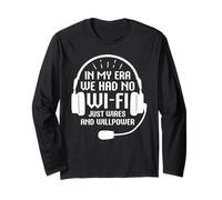 LAN Party - in My Era We Had No Wi-Fi - 2000s Gaming Long Sleeve T-Shirt