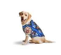 Lan Print Breathable Dog Tshirt for Medium Large Breed