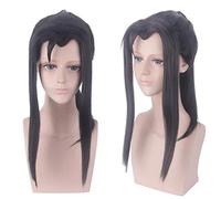 Lan Wangji Wei wuxian cosplay Wig Halloween Anime Mo Dao Zu Shi synthetic hair jiang cheng wei ying lan zhan Cosplay Wigs + cap One Size 545 WEN QIONGLIN