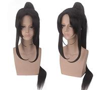 Lan Wangji Wei wuxian cosplay Wig Halloween Anime Mo Dao Zu Shi synthetic hair jiang cheng wei ying lan zhan Cosplay Wigs + cap One Size 534-2 JIN LIN