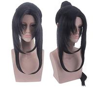 Lan Wangji Wei wuxian cosplay Wig Halloween Anime Mo Dao Zu Shi synthetic hair jiang cheng wei ying lan zhan Cosplay Wigs + cap One Size 502 WEI WUXIAN WIG