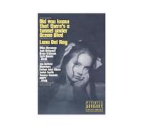 Lana Del Poster & Rey Did You Know That There's A Tunnel Under Ocean Blvd 2023 Music Album Cover Art Poster Canvas Poster Bedroom Decor Landscape Office Room Decor Gift 12x18inch(30x45cm)