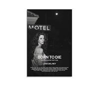 Lana Del Rey Born To Die 31 Canvas Poster Wall Art Decor Print Picture Paintings for Living Room Bedroom Decoration Unframe-style 12x18inch(30x45cm)
