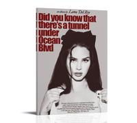Lana Del Rey Did You Know That There'S A TunnelPainting Art Poster Canvas Art Wall Decoration Home Bedroom Aesthetics Painter Living Deco Strong Wall Painting Room DecoratedFrame-style24x36inch(60x90c