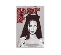 Lana Del Rey Did You Know That There'S A TunnelPainting Art Poster Canvas Art Wall Decoration Home Bedroom Aesthetics Painter Living Deco Strong Wall Painting Room DecoratedUnframe-style24x36inch(60x9