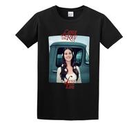 Lana Del Rey Lust for Life T-Shirt Men Casual Tees Black 3XL
