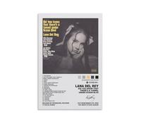 Lana Del Rey Poster Did You Know That There's A Tunnel Under Ocean Blvd Music Album Music Posters for Room Aesthetic Canvas Wall Art Bedroom Decor16x24inch(40x60cm)
