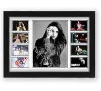 Lana Del Rey Signed Poster Print - Limited Edition Autograph Fan Gift - Collectible Memorabilia Merchandise (Unframed A3 (30x40cm))