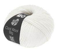 Lana GROSSA Cool Wool Big Extra Fine Merino Wool, Machine Washable and Felt-Free, Hand Knitting Yarn Made from 100% Virgin Wool (Merino), 50 g Wool for Knitting and Crocheting, 120 m Yarn