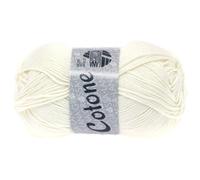 LANA GROSSA Cotone Basic Cotton Yarn Hand Knitting Yarn Made of 100% Cotton 50 g Wool for Knitting and Crocheting 125 m Yarn FB 28