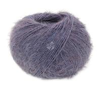 LANA GROSSA Per Fortuna GOTS Light Summer Fluffy Yarn with Cotton, Hand Knitting Yarn Made of 74% Cotton (Organic) and 26% Polyamide, 50 g Wool for Knitting and Crocheting, 190 m Yarn FB 39