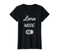 Lana Mode On Name Value Graphic T-Shirt, Women, Black, XS