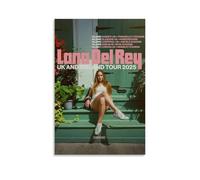 Lana Poster Del Rey 2025 Tour Music Posters for Room Aesthetic Canvas Wall Art Bedroom Decor12x18inch(30x45cm)