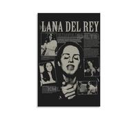 Lana Poster Del Rey Singer Music Vintage Posters for Room Aesthetic Canvas Wall Art Bedroom Decor12x18inch(30x45cm)