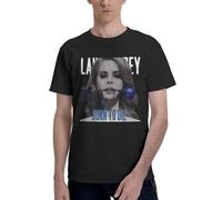 Lana Singer Del* Rey Men Shirt Vintage Tour Merch Men's T-Shirt - Soft Cotton Short Sleeve Tee, Graphic Music Band Tshirt for Fans Gift, Casual Streetwear XX-Large
