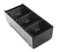 LANADO 3-Slot Battery Charging Cradle Kit for Zebra ZQ510, ZQ511, ZQ520, ZQ521, ZQ610, ZQ620, ZQ630, QLN220, QLN320, QLN420 Barcode Scanners, 3.7V Output, Black