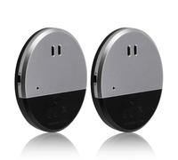 LANAFAY 2Pack Window Alarm, Ultra Slim Vibration Alarms 130dB, Door Alarm Sensor, Glass Break Security Alert Alarm Sensors, Door and Window Alarm Stick on for Home Office Caravans Shed RV
