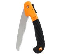 LANAFAY 8'' Folding Hand Saw With Soft Grip - Portable Pruning Survival Saw for Trimming, Gardening, Camping and Hiking - Orange
