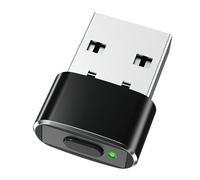 LANAFAY Tiny Mouse Jiggler, USB Mouse Mover UK Undetectable with Switch Button, Mouse Wiggler with 3 Jiggle Modes, Driver-Free, Plug and Play, Mouse Mover Device for Computer Awakening Electronic