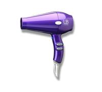 LanaiBLO Metallic Purple Passion Ionic Hairdryer - 2400W Professional Power Hair Dryer, Salon Quality Blow Dryer for Women & Men, Ceramic Tourmaline, Lightweight with Nozzle Attachments